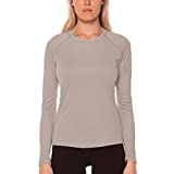Vapor Apparel Womens UPF 50+ UV Sun Protection Long Sleeve Performance Regular Fit T-Shirt for Sports and Outdoor Lifestyle, Large, Athletic Grey
