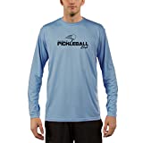 Vapor Apparel Men's Punta Gorda Pickleball UPF 50+ Long Sleeve T-Shirt Large Columbia Blue