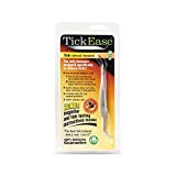 TickEase Dual-Tipped Tick Remover Tool, Tick Tweezers for Humans & Pets, First Aid Tweezers with Magnifier & Tick Testing Instructions