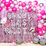 Brides Last Ride Bachelorette Party Decorations (95 Pieces)- Nashville Bachelorette Party Decorations for Bridal Shower, Western Theme Party Decorations Kit, Cowgirl Bachelorette Party Decorations