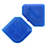 2 Pieces Caulking Tool Set Silicone Sealant Grout Finishing Tool for Kitchen Bathroom Floor Sealant Sealing, Blue