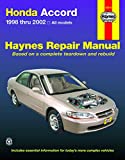 Honda Accord 1998 thru 2002 Haynes Repair Manual: All Models