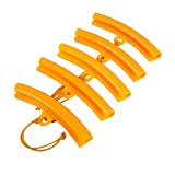 Acouto Rim Protector Tire Changing 5pcs Car Wheel Changing Rim Savers 15cm Tire Changer Rim Protector Rim Guard Tyre Edge Savers Tool(Orange)