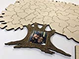 50pc DIY Blank Wooden Tree Puzzle Guest Book Alternative | Add Your Own Personalization