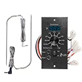 Replacement Digital Thermostat Controller Kit, Compatible with Traeger Wood Pellet Grills, with Waterproof Meat Temperure Probe 2pc