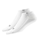FootJoy Women's ProDry Low Cut 2-Pack Socks White Size 6-9