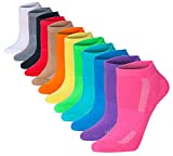 Tipi Toe Women's 12-Pairs Low Cut Athletic Sport Peformance Socks, WS12-12