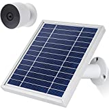 iTODOS Solar Panel Compatible with Google Nest Camera(Battery), 11.8Ft Outdoor Power Charging Cable and Adjustable Mount,Weatherproof Aluminum Alloy Material