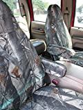 Durafit Seat Covers Made to fit 1999-2001 F150-F550 Front High Back Captain Chair Seat Covers in XD3 Endura with Molded Headrests and 1 Armrest Per Seat.
