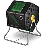 Miracle-Gro Small Composter - Compact Single Chamber Outdoor Garden Compost Bin Heavy Duty  UV Protected Turning Barrel Tumbling Composter (27.7 gallons)