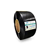 IDL Packaging 1/2" x 7200 Hand Grade Polypropylene (PP) Strapping Roll of 8 x 8 Core Size, 600 lbs Break Strength  Lightweight and Affordable Poly Banding  Elastic and Flexible Packing Straps