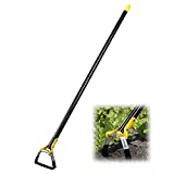 BsBsBest Scuffle Hoe Garden Tool, Stirrup Loop Hoe with 54 Inch Adjustable Long Hand, Oscillating Hoe Great for Weeds in Backyard,Vegetable Garden