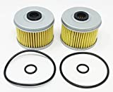 TWO OIL FILTERS WITH O-RINGS for the 2005-2017 Honda TRX 500 Foreman ATV (NOT THE RUBICON)