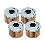 Road Passion Oil Filter for HONDA TRX500 TM FOREMAN 2005-2006 TRX500FE TRX500FM FOURTRAX FOREMAN 500 4X4 ES 2005-2009 2011-2016(pack of 4)