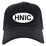 CafePress HNIC Black Cap Baseball Hat, Novelty Black Cap