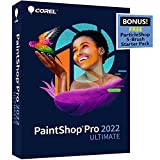 Corel PaintShop Pro 2022 Ultimate | Photo Editing & Graphic Design Software + Creative Bundle | Amazon Exclusive ParticleShop Starter Pack [PC Disc]