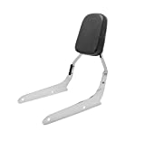 Passenger Backrest Sissy Bar Pad Compatible with/Replacement for Honda Spirit VT750 Shadow Phantom 750 VT750C2B Chrome