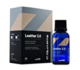 CARPRO CQUARTZ Leather 2.0 - Kit - Hydrophobic & Oil Phobic, Safe on All Leather, Resistance to UV, Denim Dye Coloring, Abrasion and Stains (50ml Kit)