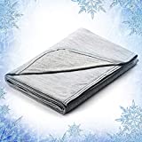 Elegear Revolutionary Cooling Blanket Absorbs Heat to Keep Adults/Children/Babies Cool on Warm Nights, Japanese Q-Max>0.4 Arc-Chill Cooling Fiber, Breathable, Comfortable, Hypo-Allergenic, All-Season