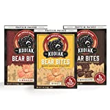 Kodiak Cakes Bear Bites - Protein Packed Baked Graham Crackers Variety Pack - 100% Whole Grains - Honey, Chocolate & Cinnamon Cookies Snacks - 9 Ounce (Pack of 3)