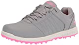 Skechers Women's Go Pivot Spikeless Golf Shoe, Gray/Pink, 8