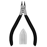 stedi 4.7-inch Model Nipper, with Sharp Thin Blade and Blade Case Plastic Model Tools, Sprue Cutter for Gundam Building Repairing and Fixing, Black