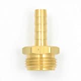 3/8" Hose ID, 3/4" GHT Male Barb Hose/Tubing Fitting Connector Water/Garden Hose by MettleAir