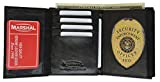 Genuine Leather Private Investigator Badge Wallet style - 2518ta