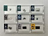 1 Grain Precious Metal Set Ruthenium Rhodium Palladium Osmium Iridium Platinum Gold Ag Re