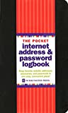 Pocket-Sized Internet Address & Password Logbook (removable cover band for security)