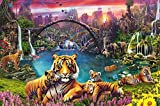 Ravensburger Tigers in Paradise 3000 Piece Jigsaw Puzzle for Adults - 16719 - Every Piece is Unique, Softclick Technology Means Pieces Fit Together Perfectly