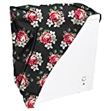 Chest Freezer Cover,Waterproof Dustproof Outdoor or Indoor Protect Deep Freezer Cover Fit for Compact Chest Freezer 5.0 Cubic Feet Freezer Cover 28L X 22W X 34H Inch,Flower