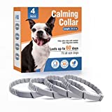 Calming Collar for Dogs 4 Packs Pheromone Collar 60 Days Use, Dog Anxiety Relief Separate Design Suitable for Various Small Medium Large Dog Relax Dog Calming Collar, Adjustable Size 25 Inches