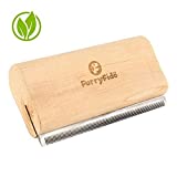 FURRY FIDO DeShedding Tool/Brush/Comb by Furryfido Effective Wooden Grooming/Trimming Tool/Rake for Shedding Dogs/Cats/Horse Especially for Long Hair/Fur Removal