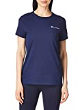 Champion Women's The Boyfriend TEE, athletic navy, SMALL