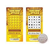 OBRC - Pregnancy Announcement Scratch Off Cards and Keepsake Coin. Baby Announcement Fake Lottery Tickets and Pregnancy Reveal Coin. Great Pregnancy Announcement for Grandparents and Dad (5)