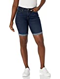 Signature by Levi Strauss & Co. Gold Label Women's Mid-Rise Bermuda Shorts, Stormy Sky, 6