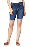 WallFlower Women's Juniors InstaSoft High-Rise Irresistible Bermuda Shorts (Standard and Plus), Donna, 11