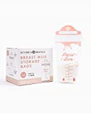 Kindred Bravely Breast Milk Storage Bags | BPA Free Pre-Sterilized Breastmilk Storage Bags, 6 OZ Capacity, 100 Count