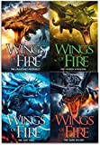 Wings of Fire Collection Tui T. Sutherland 4 Books Set (The lost heir, The hidden kingdom, The dragonet Prophecy, The Dark Secret)