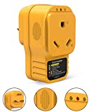 EyGde 30 Amp Surge Protector for RV, RV Circuit Analyzer Power Defender 30 Amp to 30 Amp, 2100 Joules for Camper Trailer