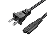 UL Listed Printer Power Cord for HP Officejet 3830 4650 4652 5255 5258 4630 4500 All-in-One Printer,250 200 Mobile Printer 2 Prong Power Cord Replacement AC Cable
