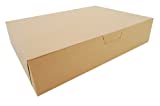 Southern Champion Tray 1029K Kraft Non Window Bakery Box, 19" Length x 14" Width x 4" Height (Case of 50)