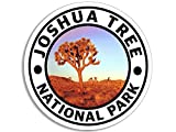 Round Joshua Tree National Park Sticker (Hike Travel rv)