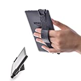 TFY Security Hand Strap with Leather Belt Holder Stand Compatible with Kindle Voyage, 6Inch / Kindle Paperwhite/Kindle Fire 6Inch