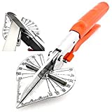 Multi Angle Miter Shear Cutter, 45-135 Degree Adjustable Angle Scissors Trim Shears Hand Tools for Cutting Soft Wood, Plastic, PVC and Other