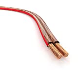 KabelDirekt  Pure Copper Stereo Audio Speaker Wire & Cable  Made in Germany  14 AWG Gauge  100 feet  (for HiFi Speakers and Surround Sound Systems, Pure Copper, with Polarity Markings)