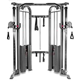 XMARK Functional Trainer Cable Machine with Dual 200 lb Weight Stacks, 19 Adjustments, and Accessory Package XM-7626