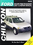 Chilton Total Car Care Ford Escape/Tribute/Mariner 2001-2012 Repair Manual (Chiltons Total Car Care Repair Manual)