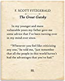 F. Scott Fitzgerald - In My Younger Years - 11x14 Unframed Typography Book Page Print - Great Gift for The Roaring Twenties and Tragic Love Story Enthusiasts Under $15